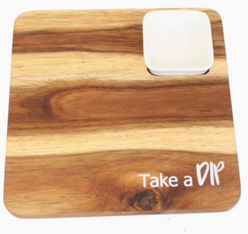 Take A Dip Small Cutting/Serving Board