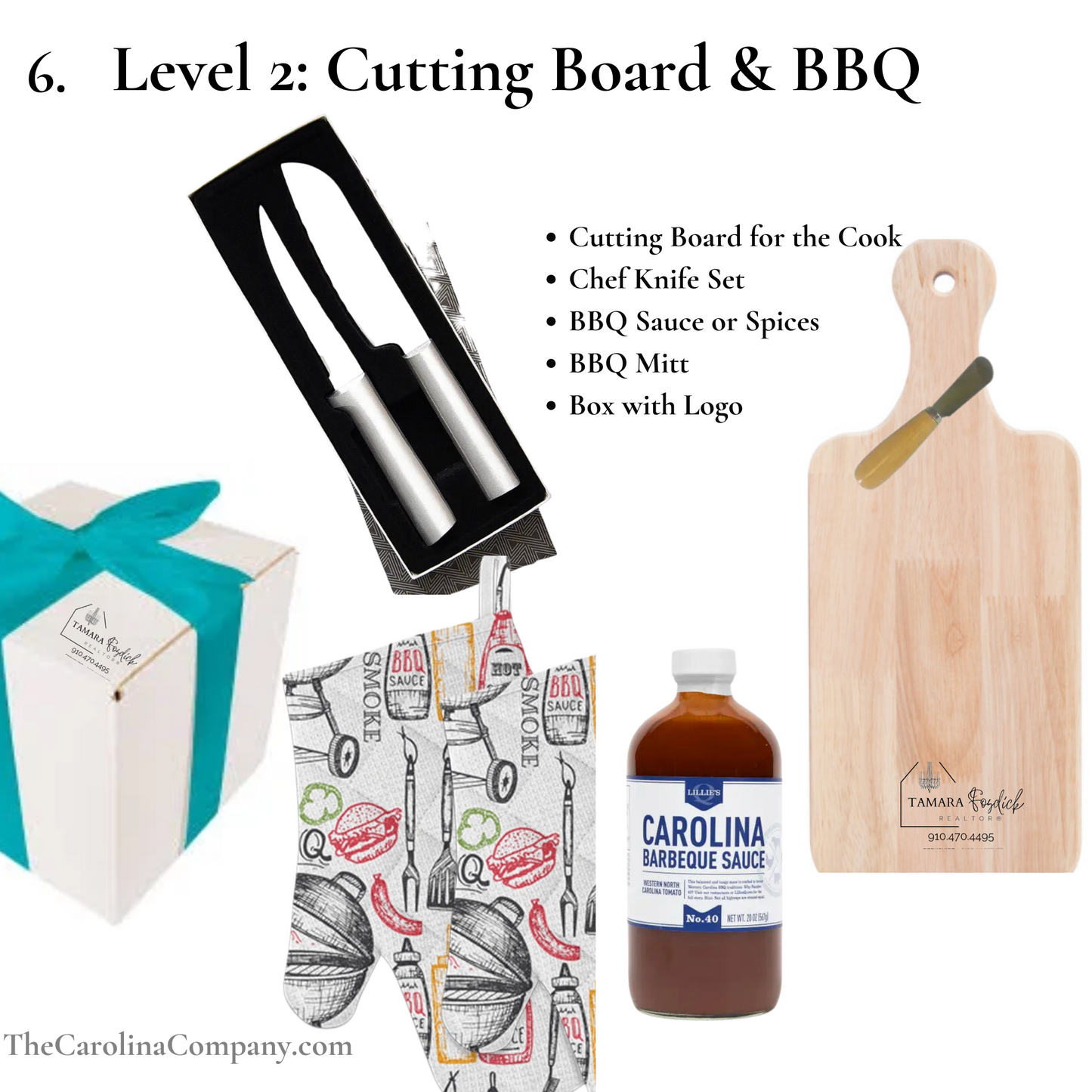 Cutting Board and BBQ Gift Bundle