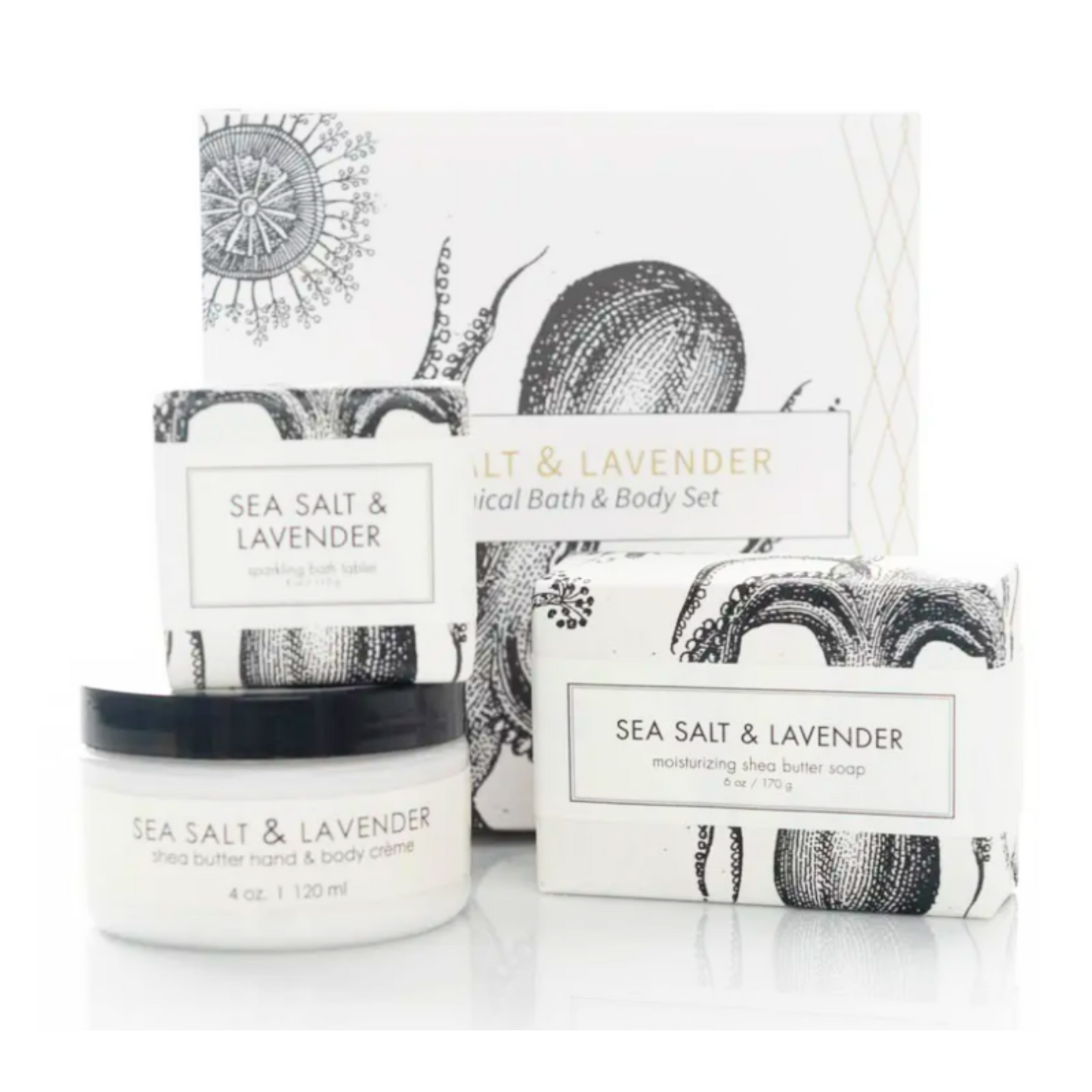 Sea Salt and Lavender Gift Set