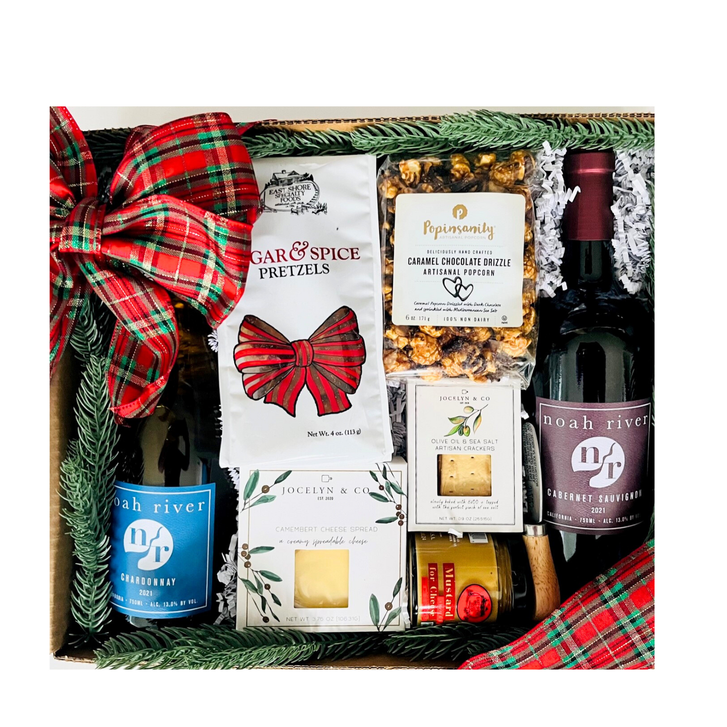 Holiday Wine & Snack Tray