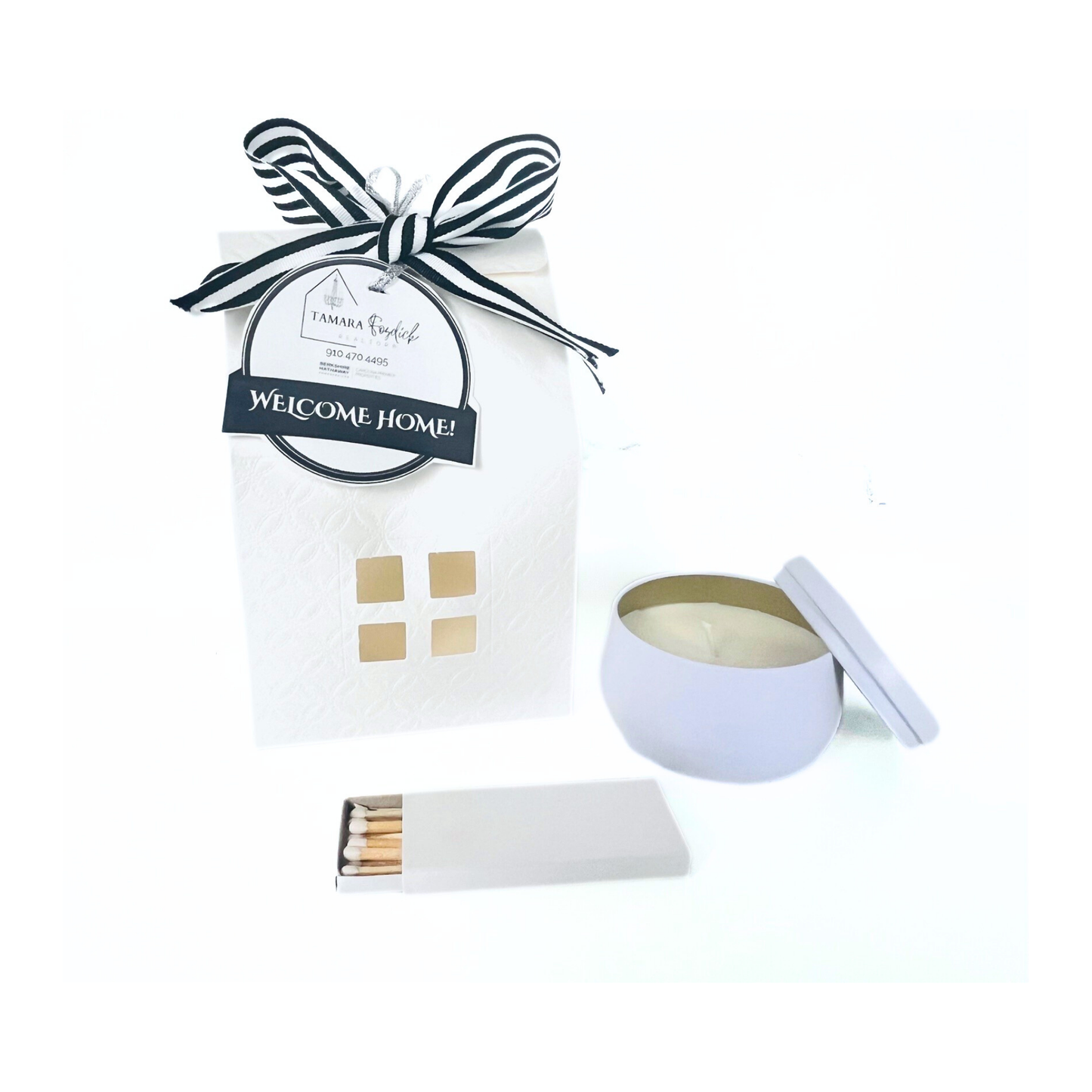 Small House Gift with Candle