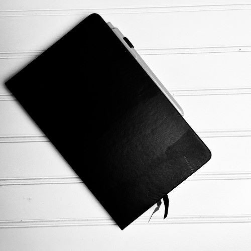 Notebook- Black with Pen