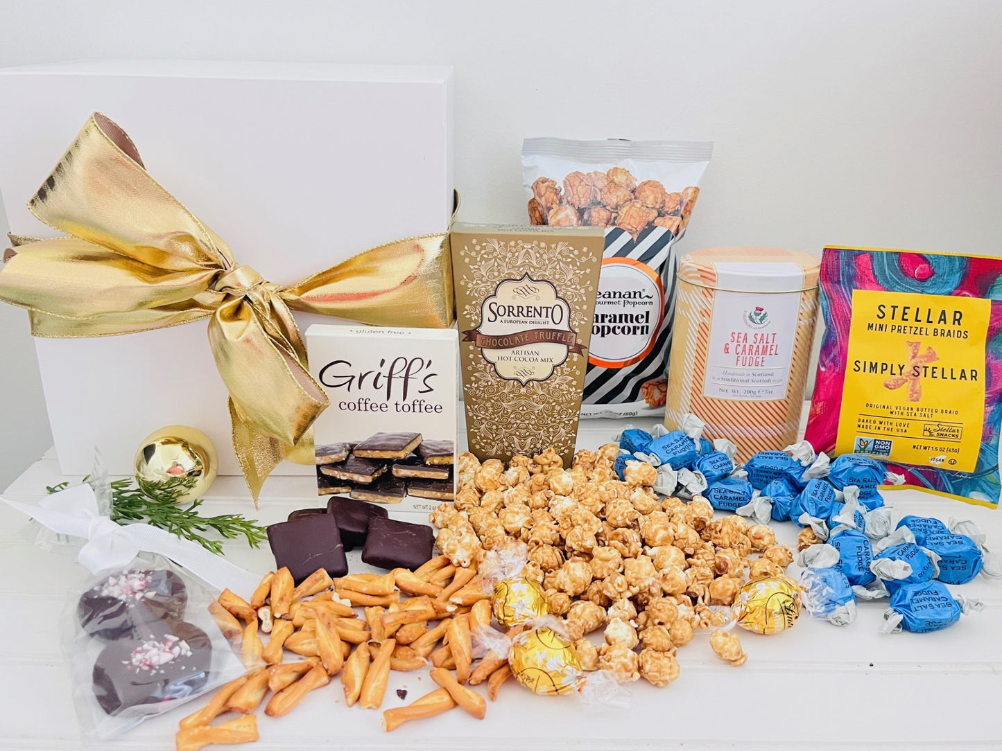 Golden Holiday Box