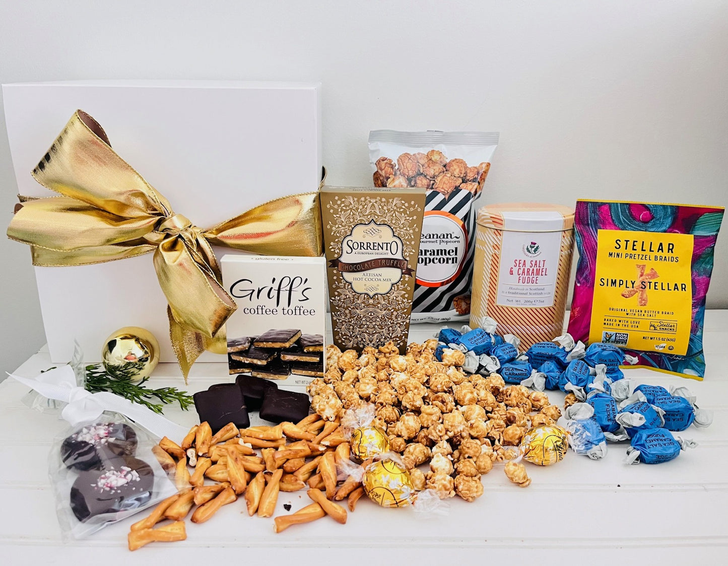 Golden Holiday Box