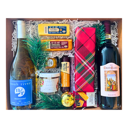Holiday Savory Gift With Wine