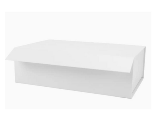 White Magnetic Lid Box Large