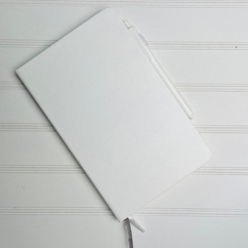 Notebook - White with pen