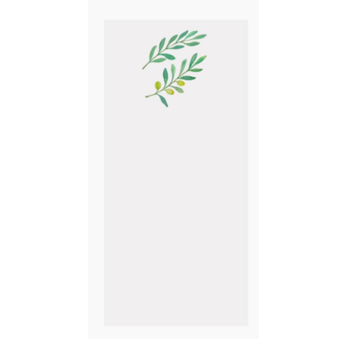 Notepad with Olive Branch