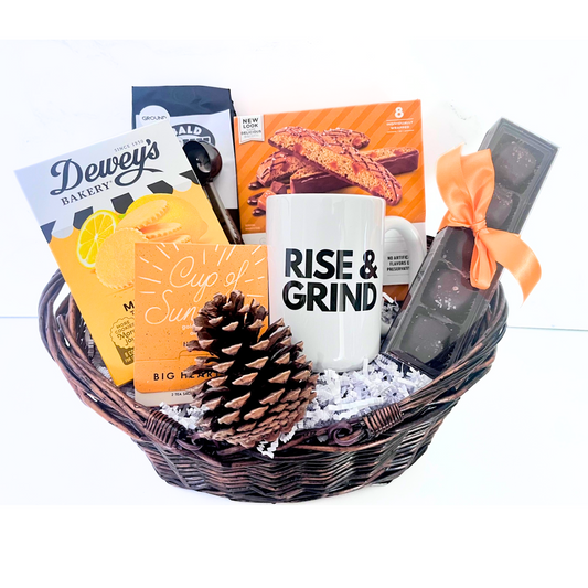 Rise & Shine/ Coffee and Tea Gift Basket