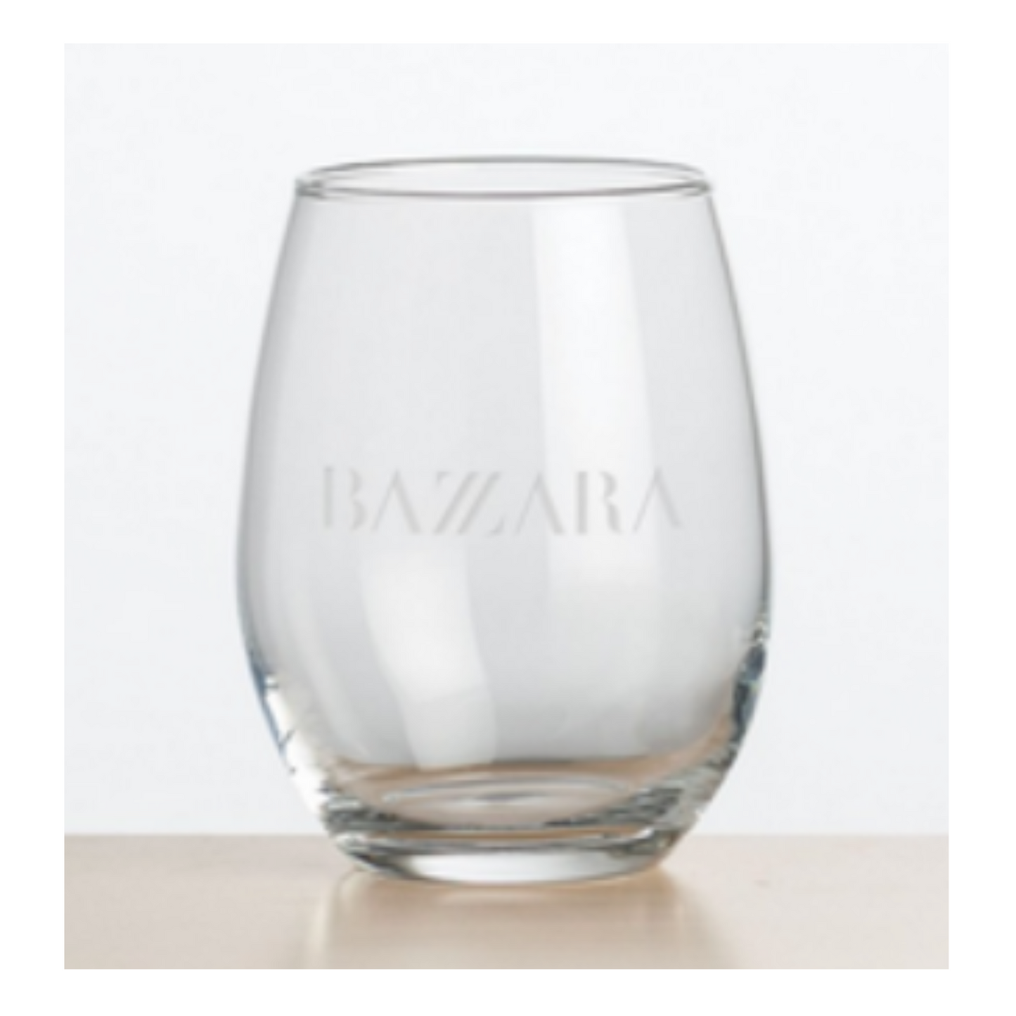 Wine Glass Etched