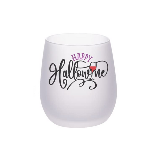 Frosted Wine Glass Stemless