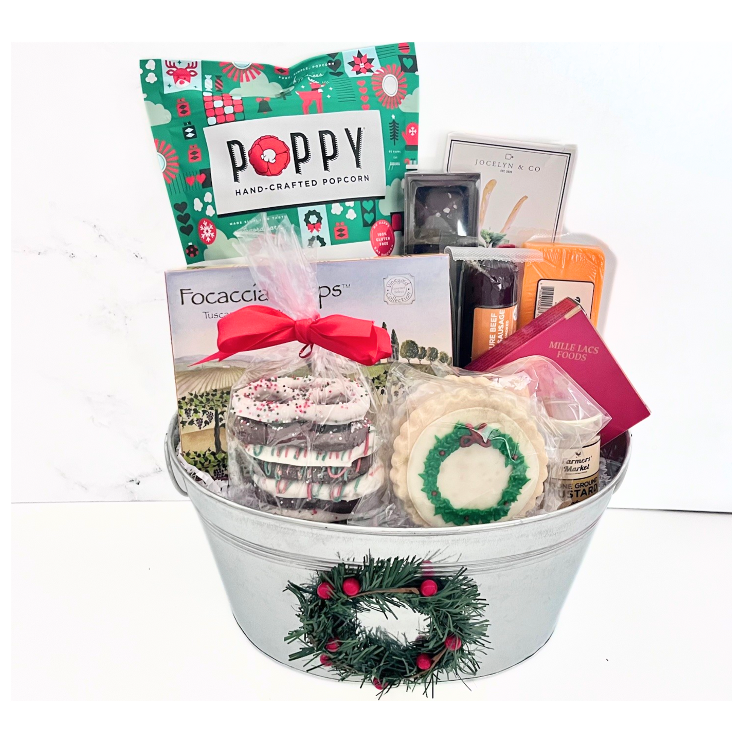 Holiday Wreath Tin